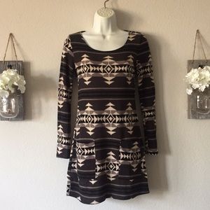 Caramela Long Sleeve Sweater Dress
